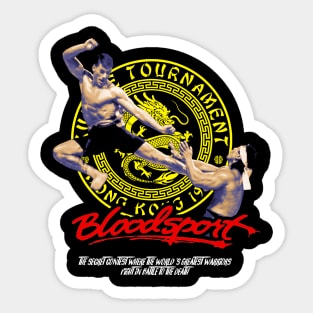 Bloodsport Kick Sticker